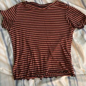 Striped American eagle shirt